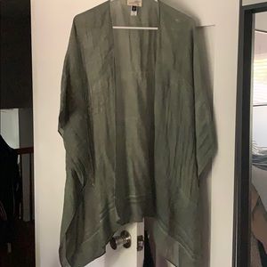 Olive green shawl